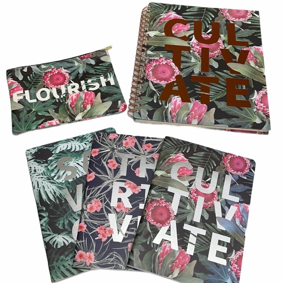 Studio Oh! Other - NWT Studio Oh! 5 pc Notebook/Pouch Set